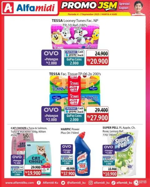 Promo JSM Alfamidi Hanya 4 Hari Periode 4-7 September 2025