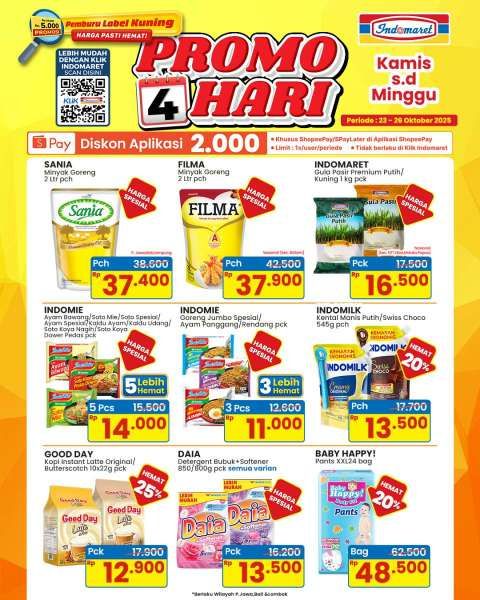 Promo Indomaret 23-26 Oktober 2025