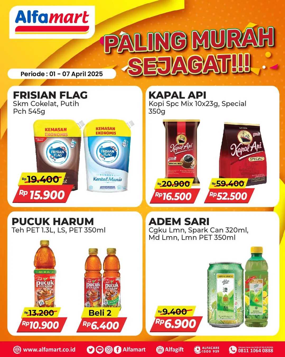 Promo Alfamart Paling Murah Sejagat Periode 1-7 April 2025