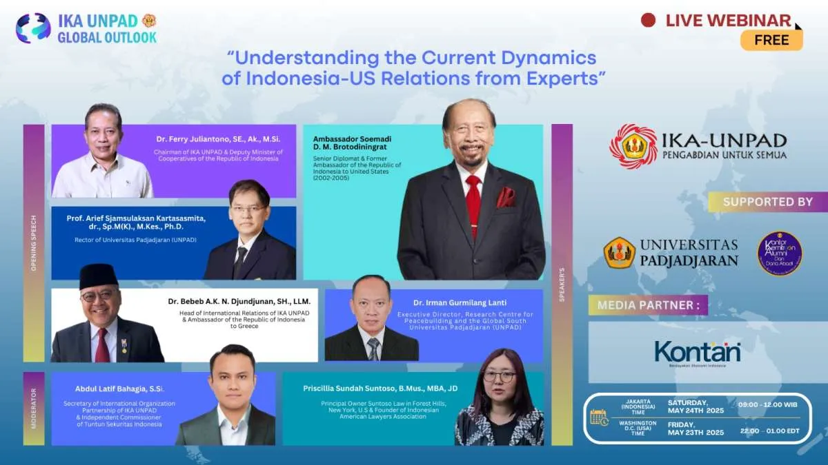 IKA UNPAD Global Outlook 2025: Kupas Tuntas Strategi Indonesia Hadapi Amerika