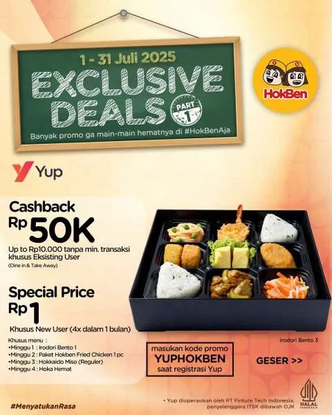 Penawaran Spesial Promo Exclusive Partner Deals Juli 2025 dengan Yup