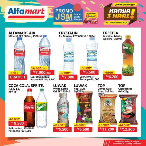 Promo JSM Alfamart Periode 8-10 November 2024