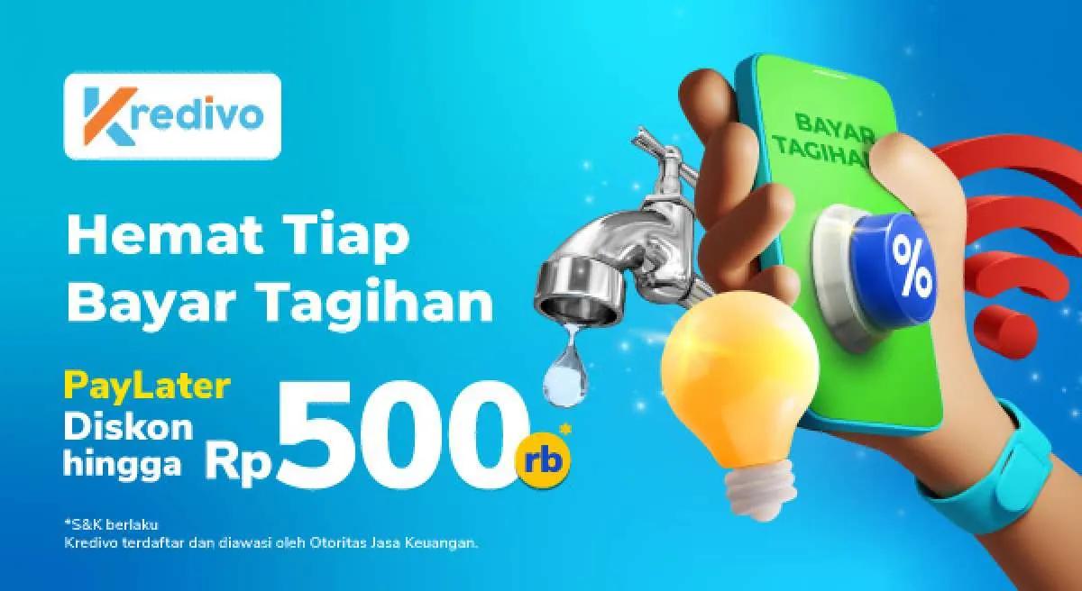 Promo Tokopedia x Kredivo Juli 2022, Beli Token Listrik Diskon Rp 500.000