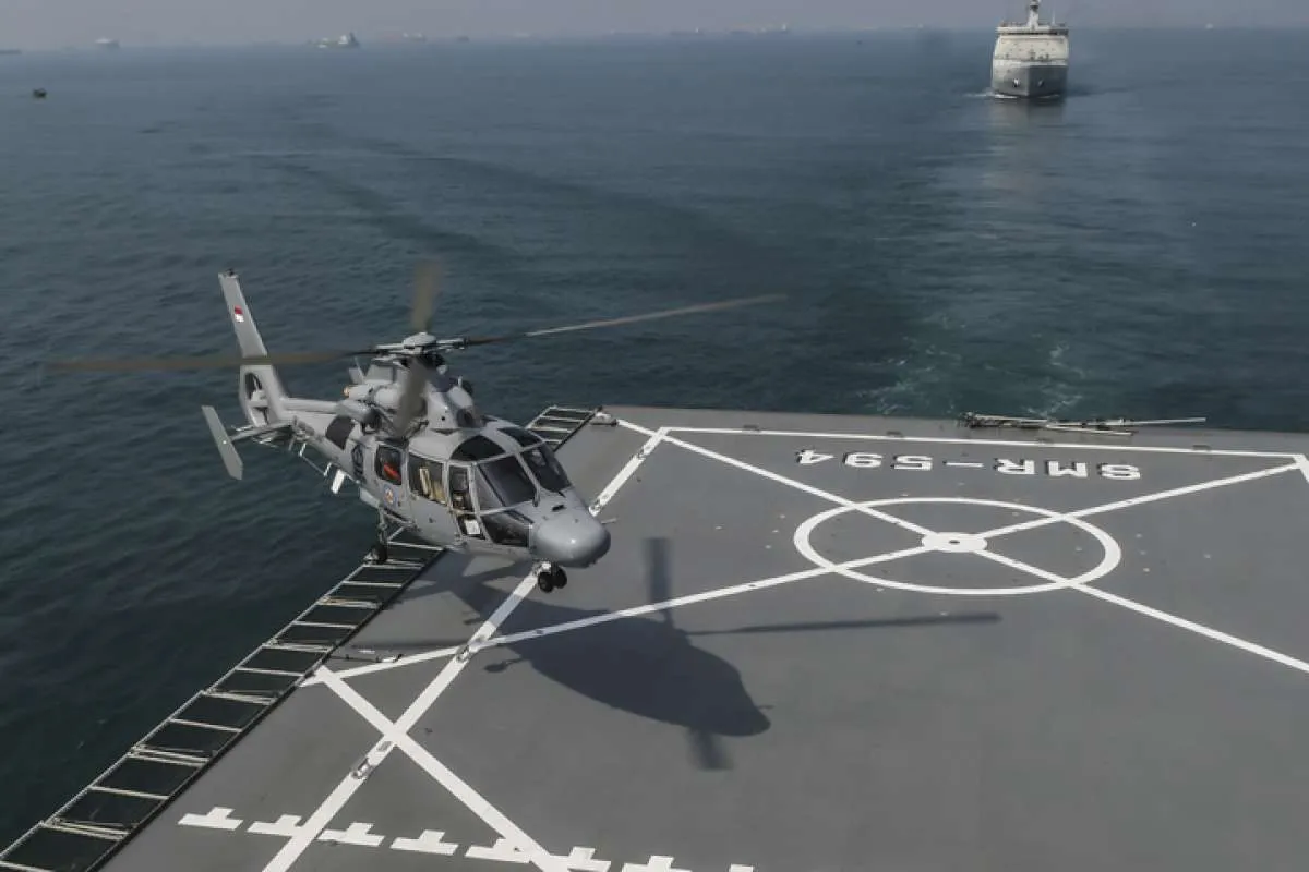 TNI AL dan Tentara Laut Diraja Malaysia gelar patroli bersama di Selat Malaka