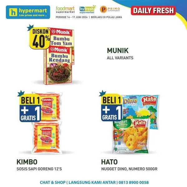 Promo JSM Hypermart Hyper Diskon Weekend Periode 14-17 Juni 2024