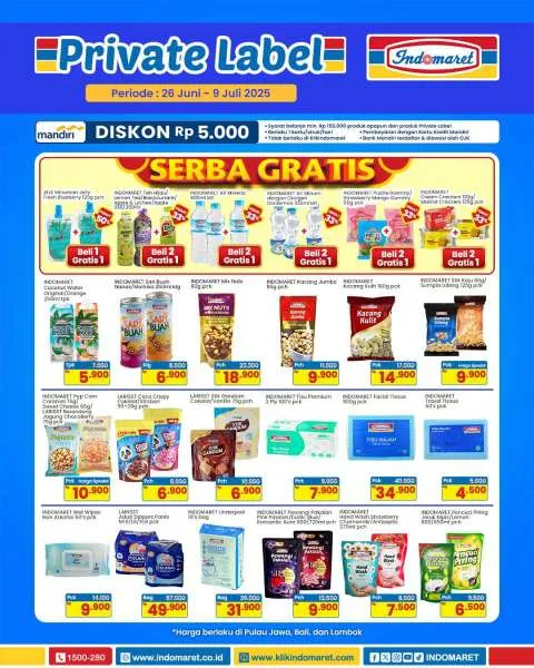 Promo Indomaret Super Hemat Periode 26 Juni-9 Juli 2025