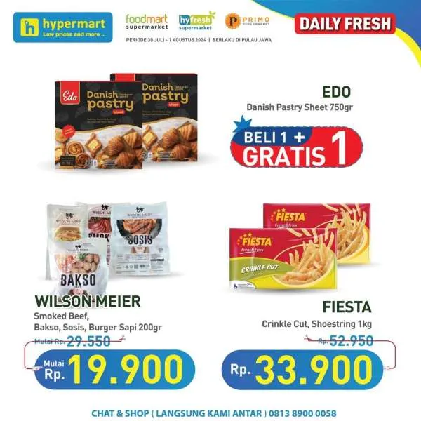 Promo Hypermart Hyper Diskon Weekday Periode 30 Juli-1 Agustus 2024