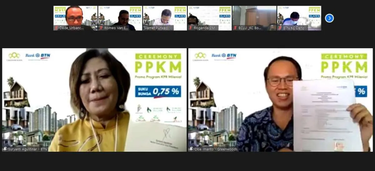 BTN gandeng Greenwoods tawarkan promo PPKM dengan bunga KPR 0,75%