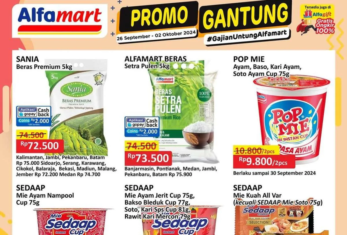 Promo JSM Alfamart Terbaru 27-29 September 2024, Promo Gajian Untung Minggu Ini