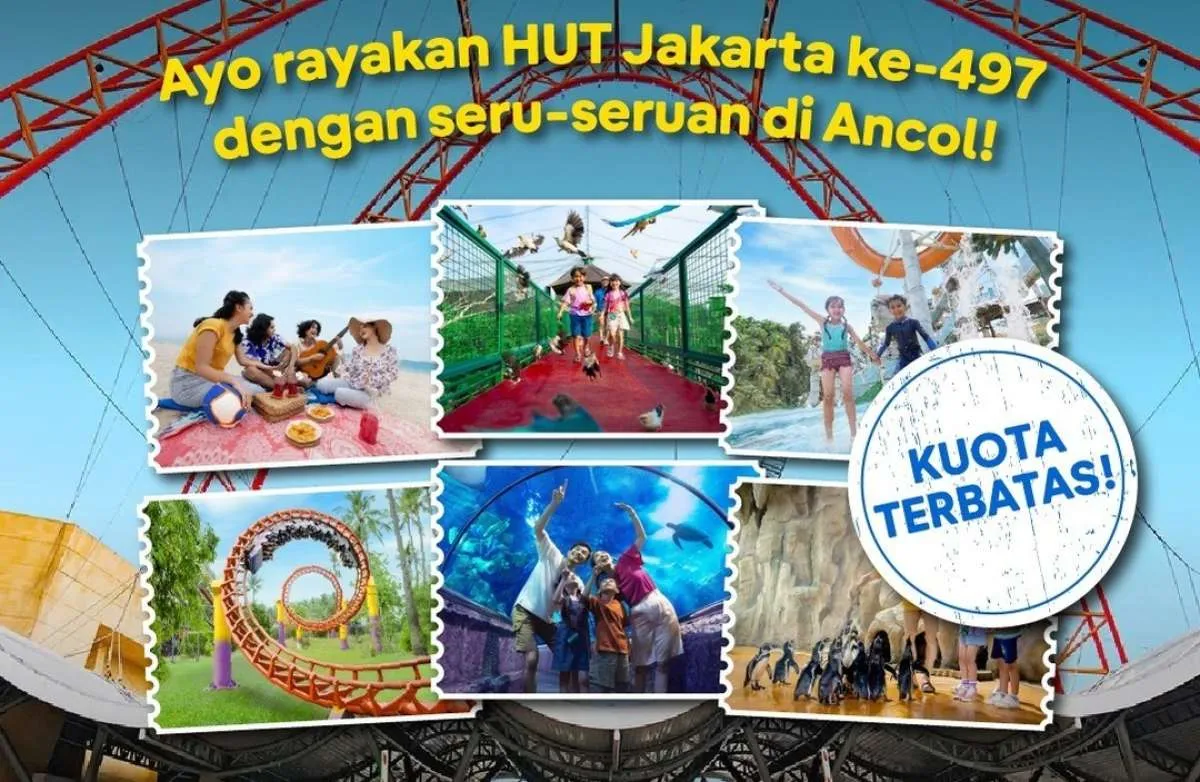 Promo Wisata Ancol Spesial HUT Ke-497 Jakarta, Catat Syarat dan Ketentuannya
