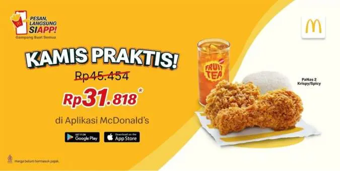 Promo McD Kamis Praktis