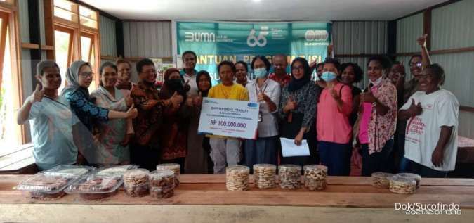 Dukung UMK Sagu Jayapura, Sucofindo Fasilitasi Pembelian Alat Produksi Sagu Modern