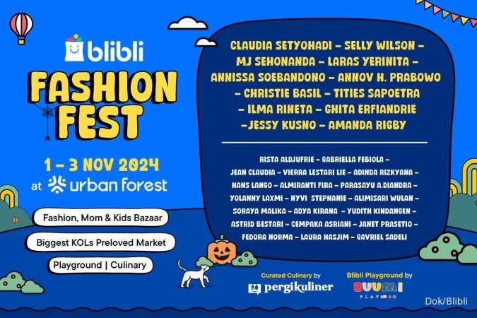 Jangan Lewatkan Blibli Fashion Fest! Agenda Akhir Pekan Keluarga 1-3 November 2024