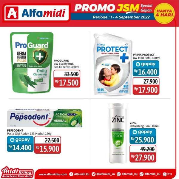 Katalog Promo JSM Alfamidi Spesial Gajian Periode 1-4 September 2022