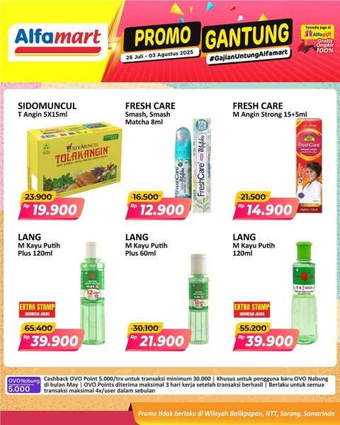 Promo Alfamart Gantung 28 Juli-3 Agustus 2025