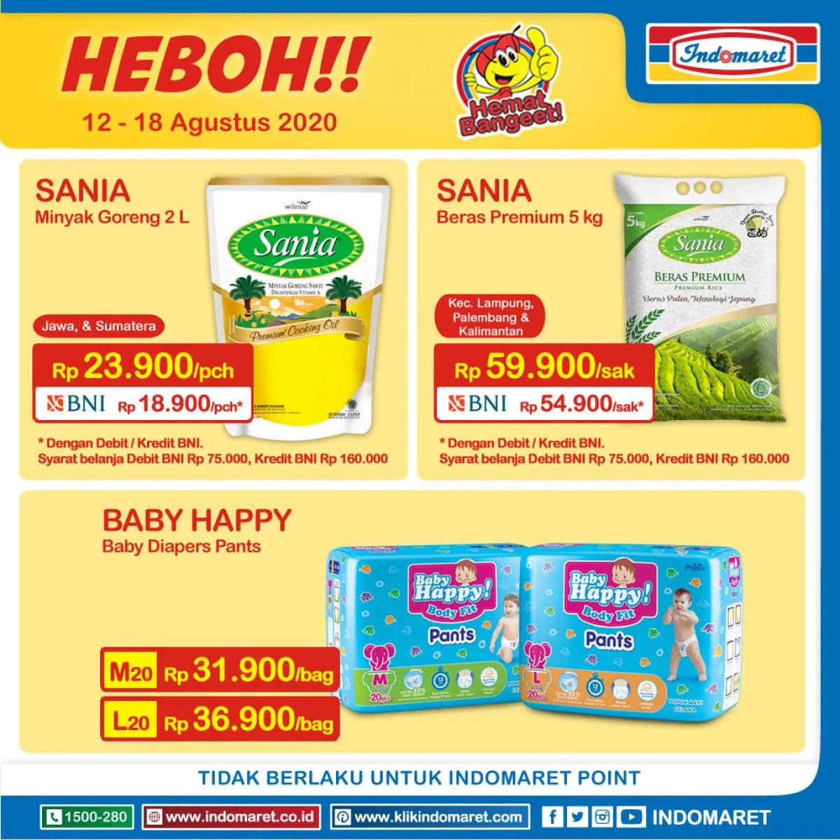 Katalog Promo Indomaret Harga Heboh terbaru, 12-18 Agustus 2020!