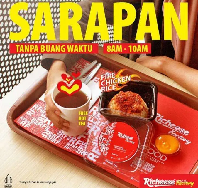 Promo Richeese Desember 2022: Paket Sarapan