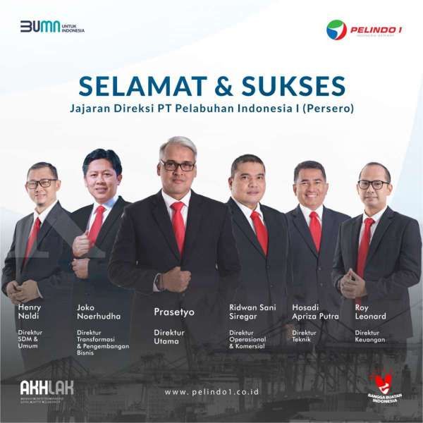 Kementerian BUMN Tunjuk Dirut dan Direktur Baru Pelindo 1