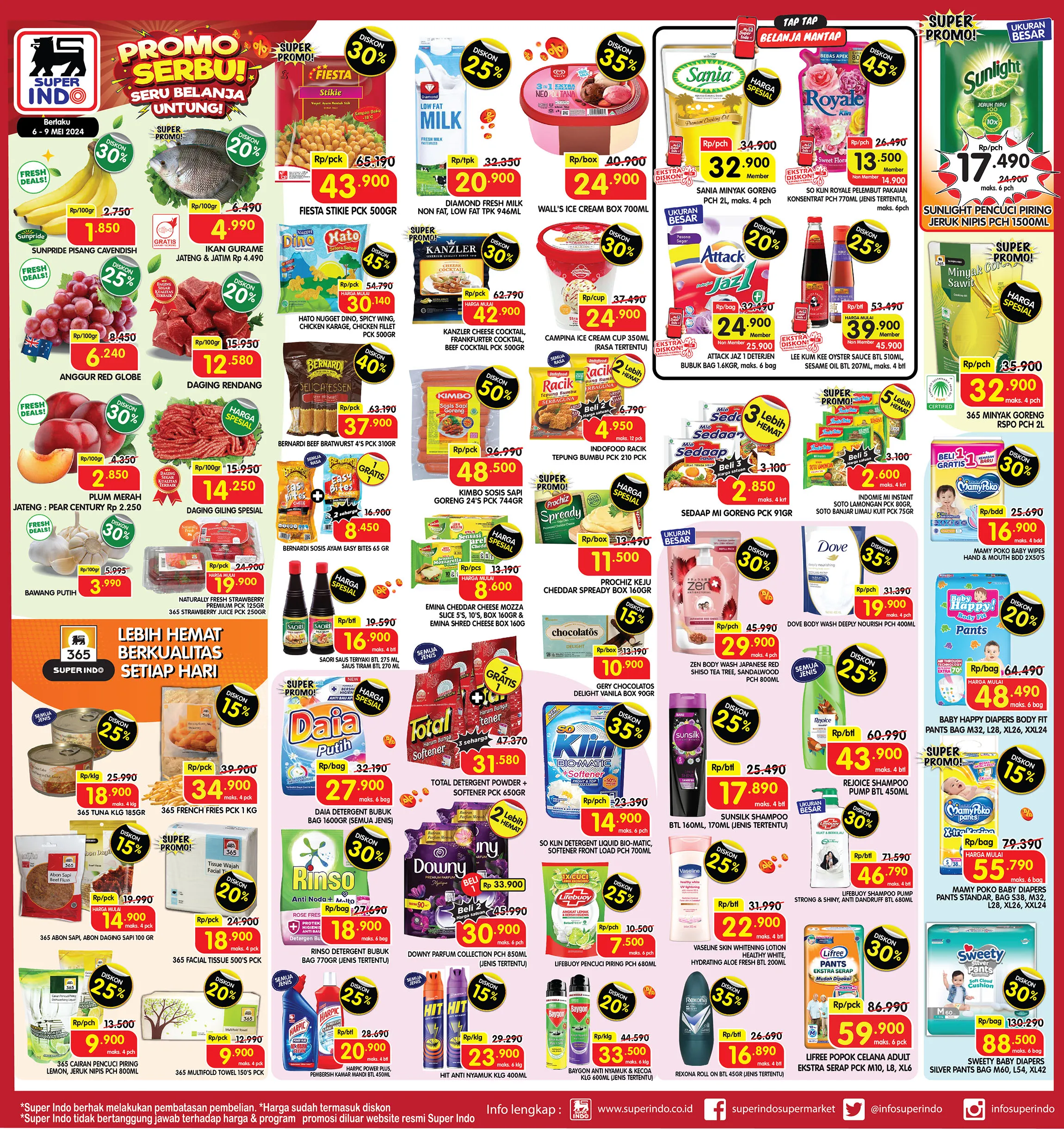 Promo Superindo Weekday Periode 6-9 Mei 2024