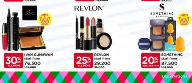 Promo Watsons Year End Sale Periode 23 Desember 2021-2 Januari 2022