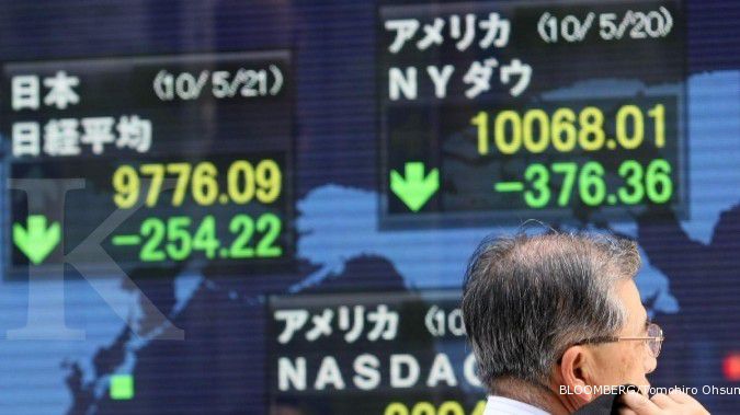 Bursa Asia terjungkal merespon data AS dan Jepang