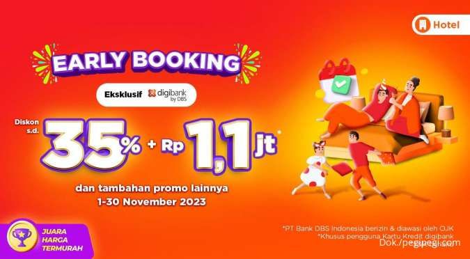 Promo PegiPegi Early Booking November 2023, Diskon Hotel hingga 35%