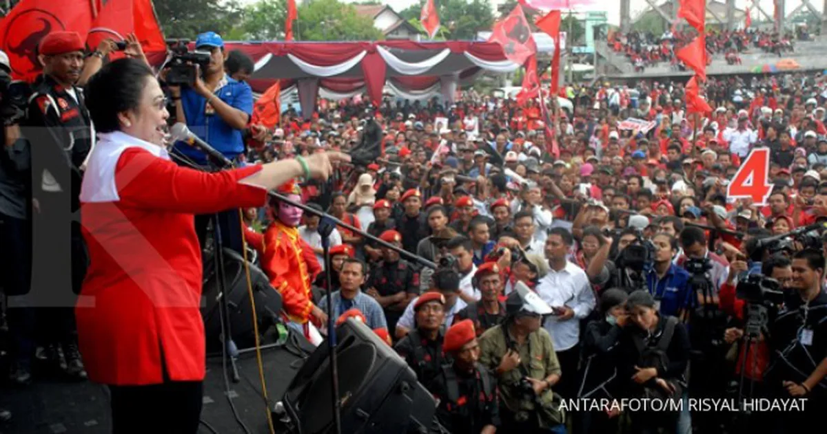 Meski tak punya televisi, Megawati yakin menang