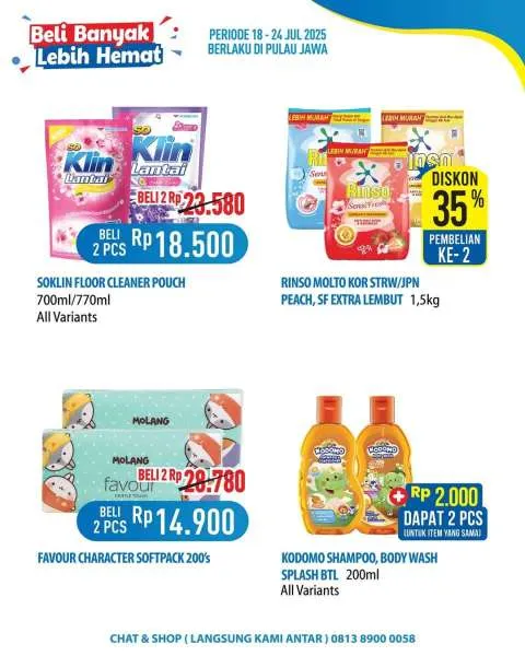 Promo Hypermart Beli Banyak Lebih Hemat Periode 18-24 Juli 2025