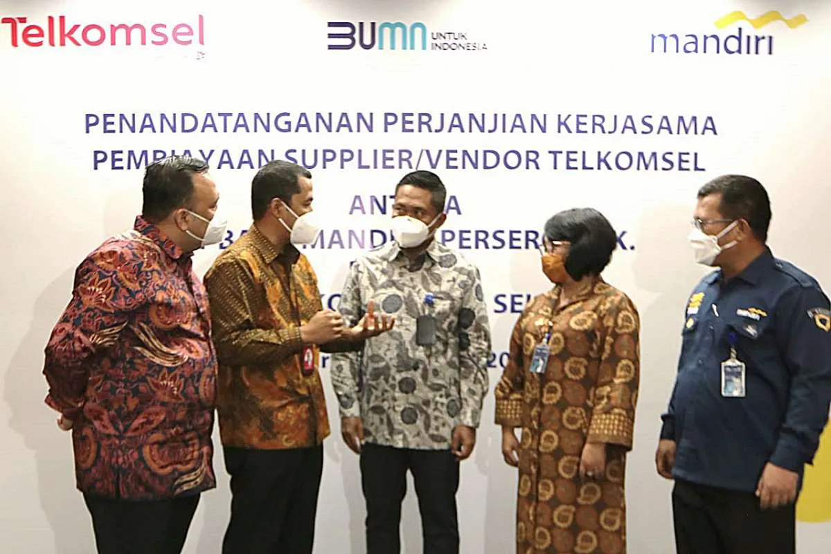 Bank Mandiri Siapkan Akses Pembiayaan bagi Supplier Telkomsel