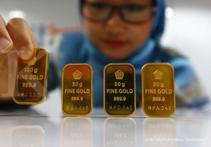 Harga acuan emas Antam hari ini naik Rp 3.000/gram