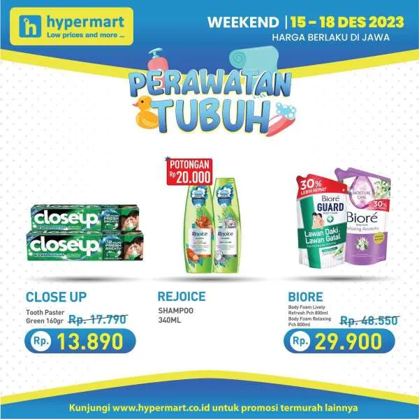 Promo JSM Hypermart Hyper Diskon Weekend Periode 15-18 Desember 2023