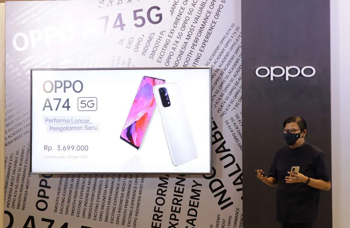 Cek spesifikasi & harga HP OPPO A74 5G terbaru, HP 5G murah terbaik dari OPPO