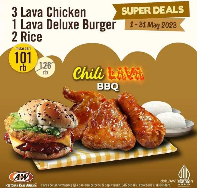 Promo AW Restoran Paket Super Deals
