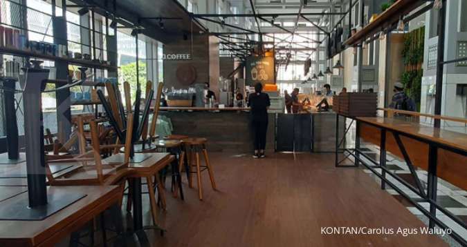 Bisnis kafe dan restoran baru menyentuh 30%-40% dari kondisi normal