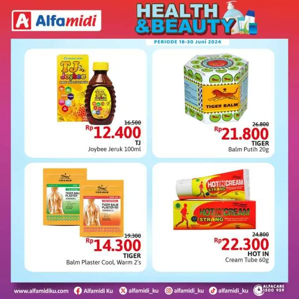 Promo Alfamidi Health & Beauty Periode 16-30 Juni 2024