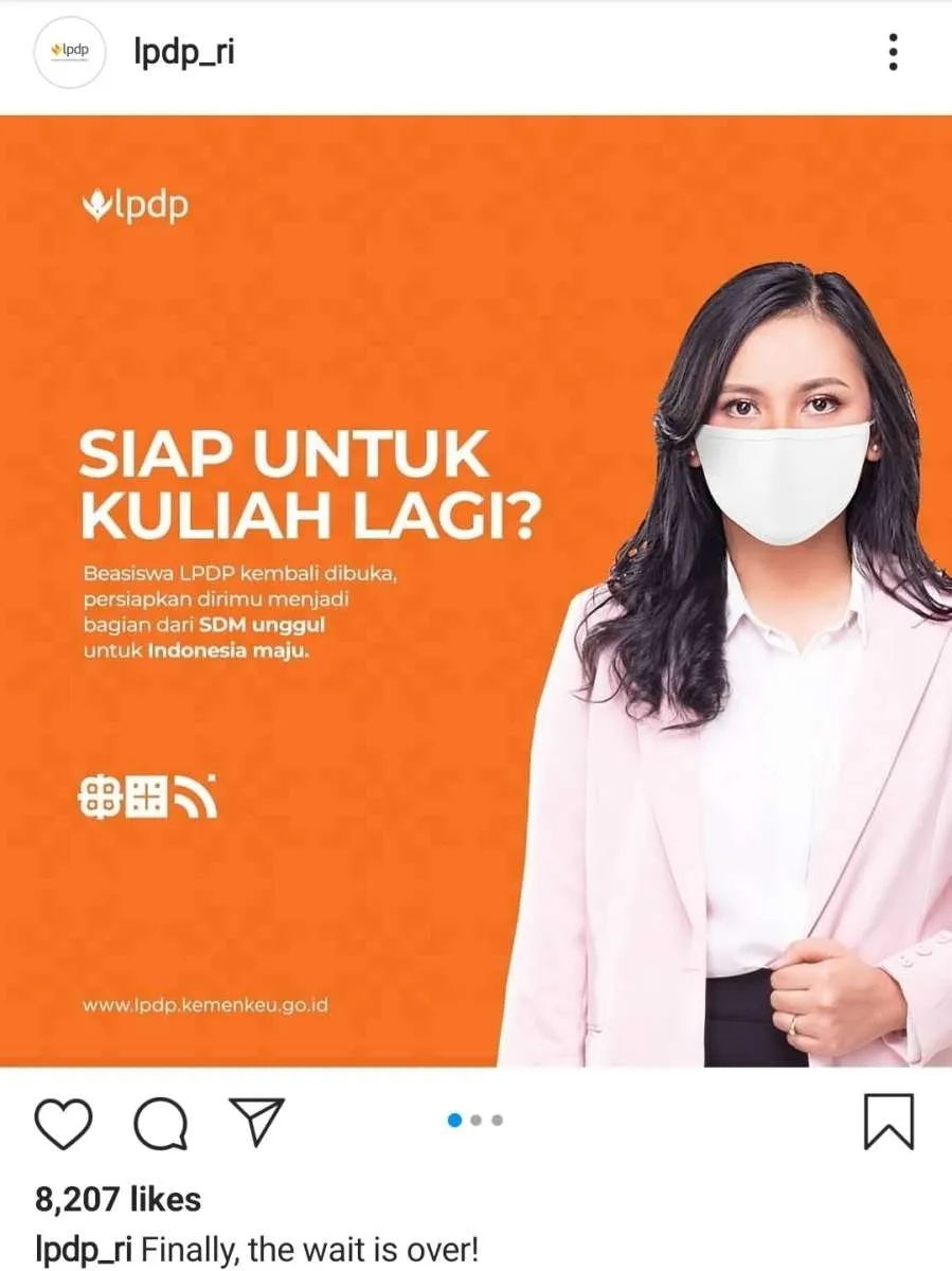 Pemburu beasiswa, ini syarat umum dan khusus untuk beasiswa LPDP PTUD 2020