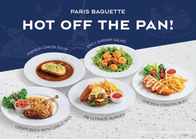 Terus Berinovasi, Paris Baguette Luncurkan Hot Off The Pan