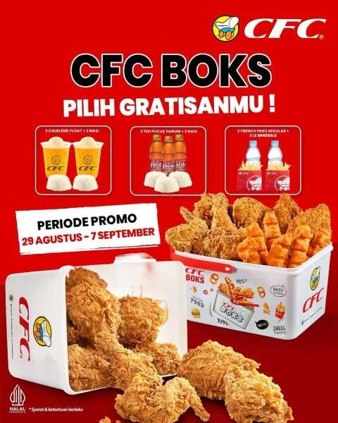 Promo CFC Boks sampai 7 September 2025