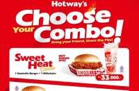 Promo Hotway's Chicken 3 Perfect Combo Spesial Mulai Rp 33.000, Persediaan Terbatas