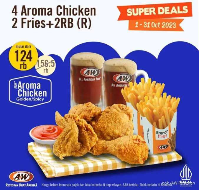 Promo AW Restoran 1-31 Oktober 2023 Super Deals