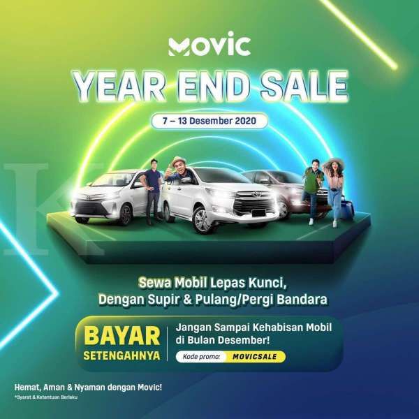 Sewa Hadirkan Promo Akhir Tahun Movic Tawarkan Sewa Mobil Mulai Dari Harga Rp 11 000