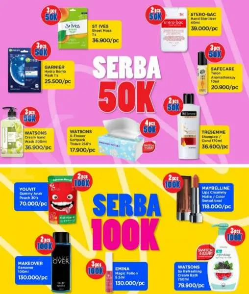 Promo Watsons Weekend Special Payday Sale 4-7 November 2021