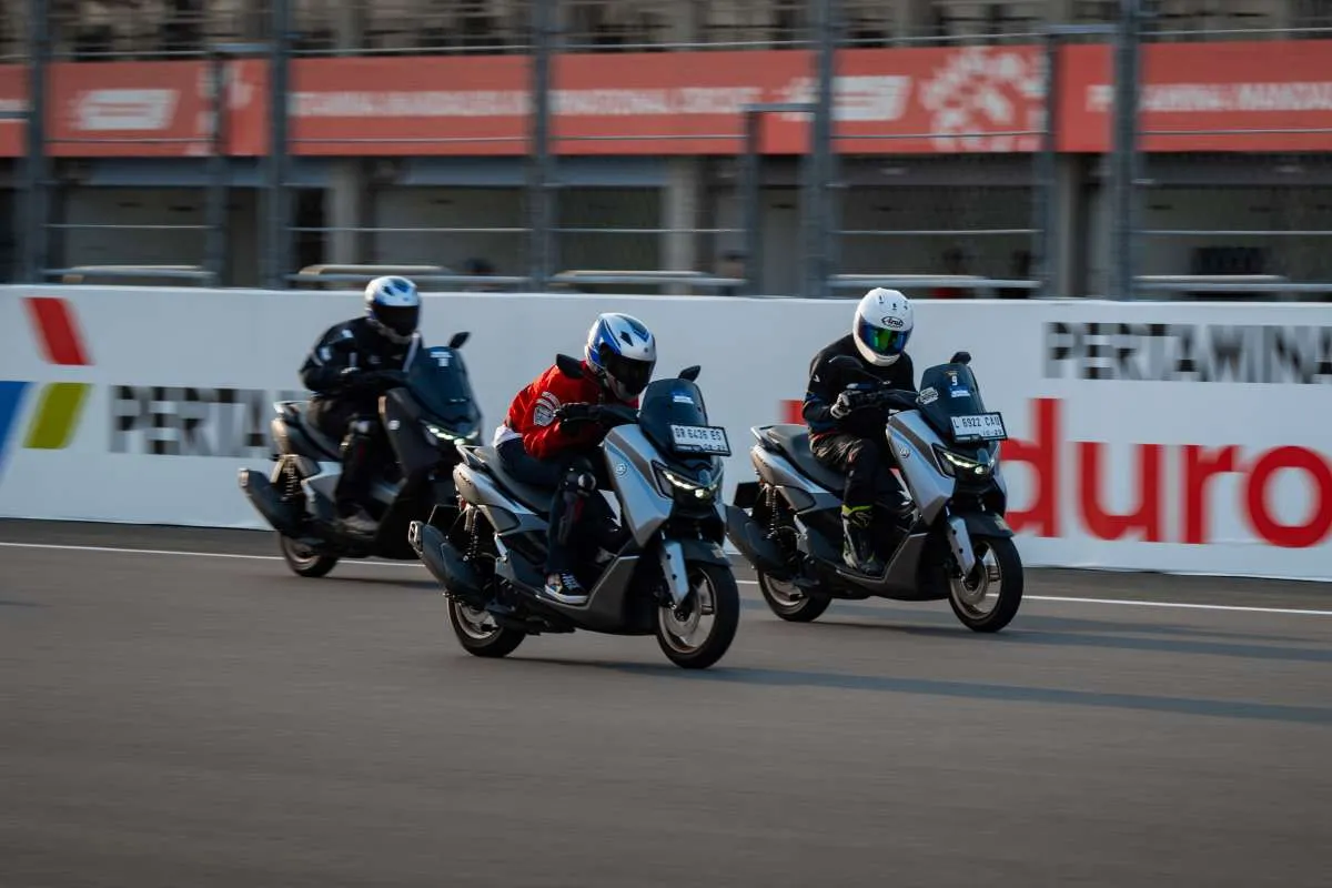 Jajal NMAX TURBO di Sirkuit Mandalika, Rasakan Sensasi Berkendara TURBO