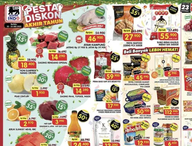Katalog Promo Superindo Weekday Diskon hingga 50% Periode 24-25 Desember 2025