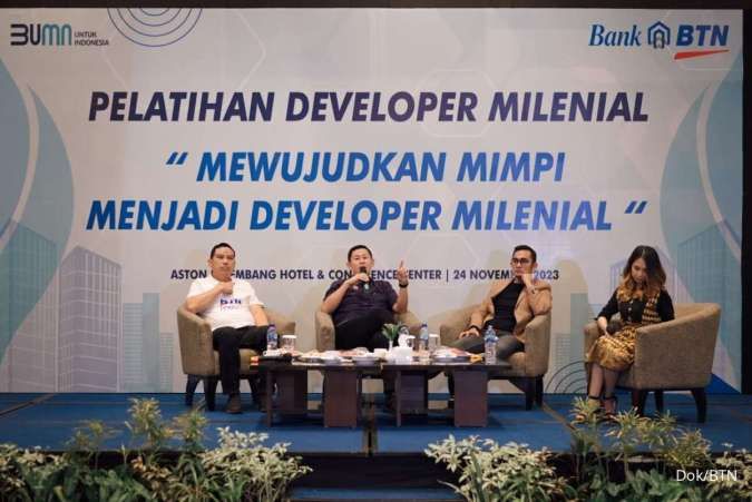  Bank BTN Siap Fasilitasi Milenial Jadi Developer 