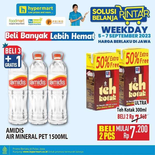 Katalog Promo Hypermart Terbaru 5-7 September 2023, Promo Beli Banyak Lebih Hemat