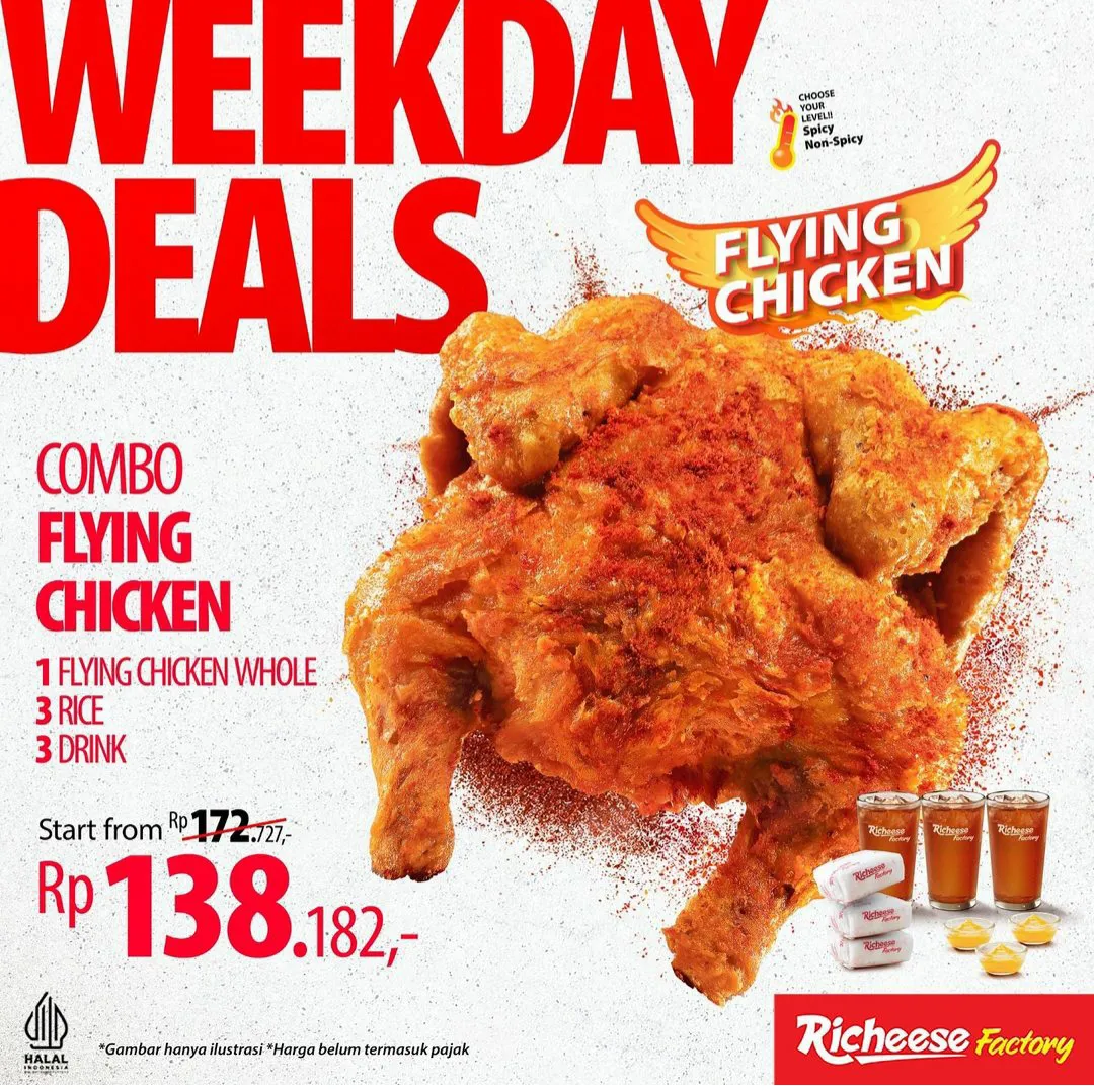 Promo Richeese Factory 1 ayam utuh
