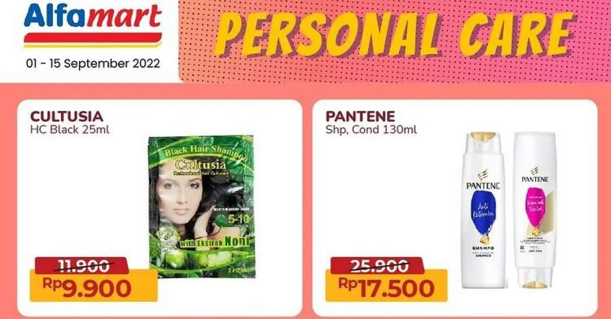 Promo Alfamart di 13 September 2022, Potongan Harga untuk Produk Personal Care