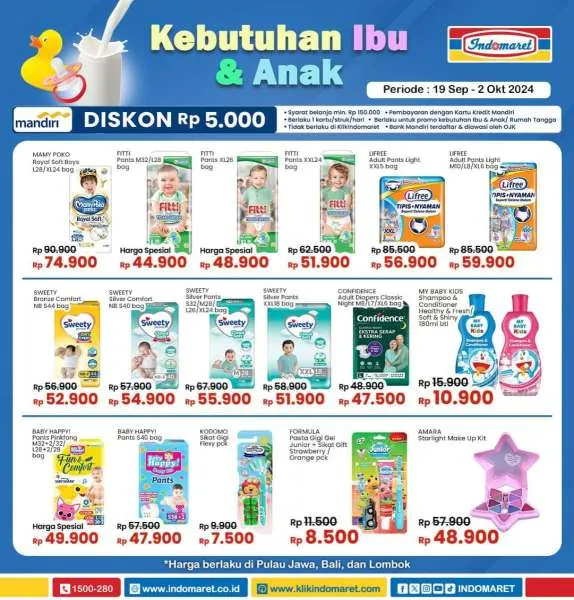 Promo Indomaret Super Hemat Periode 19 September-2 Oktober 2024