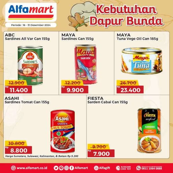 Promo Alfamart Kebutuhan Dapur Periode 16-31 Desember 2024